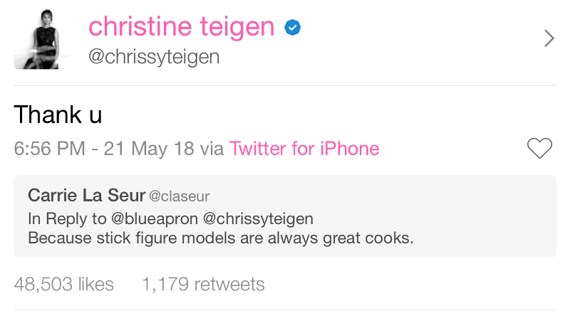 5 Social Media Lessons from Chrissy Teigen